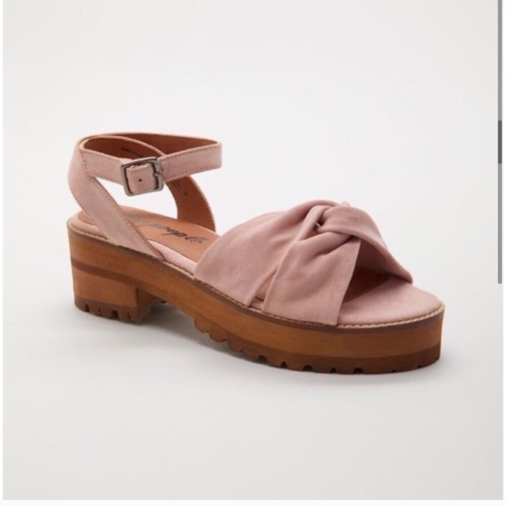Free People Essex Suede Knot Sandals